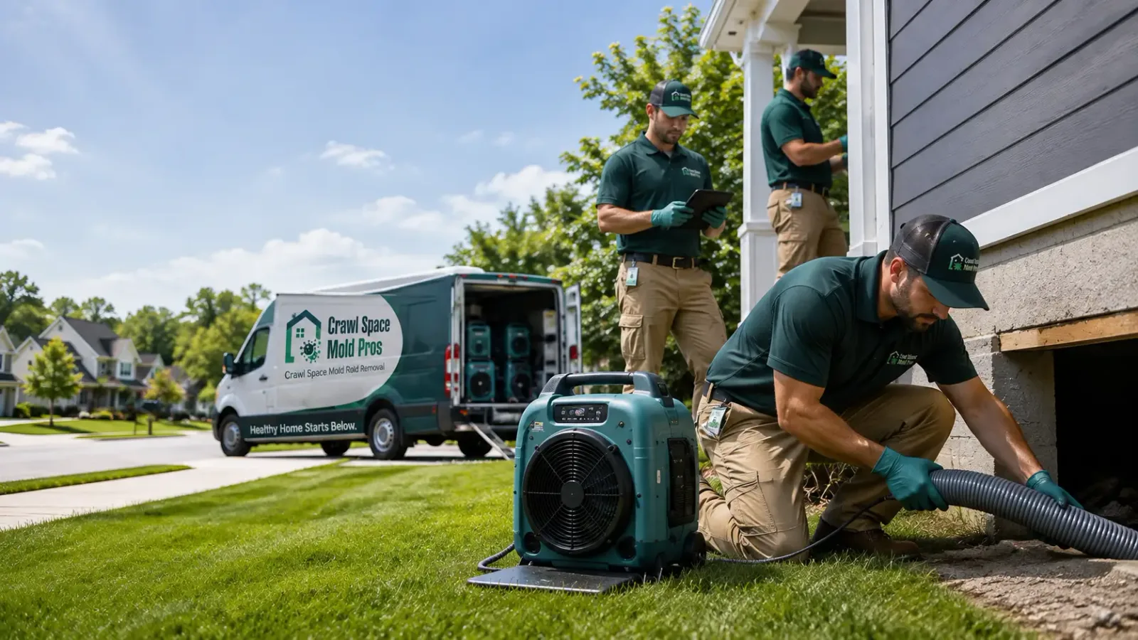 Crawl Space Mold Removal in Plainwell, MI